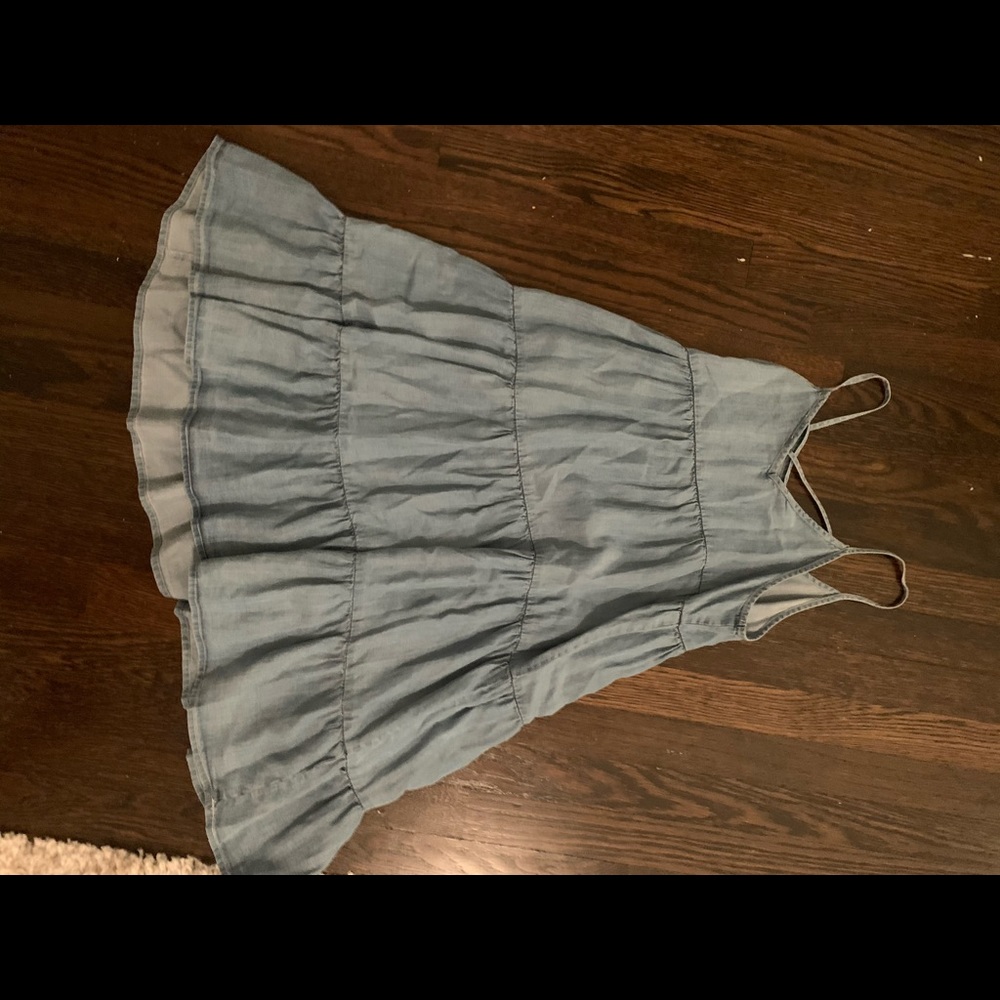 Flowy denim summer dress